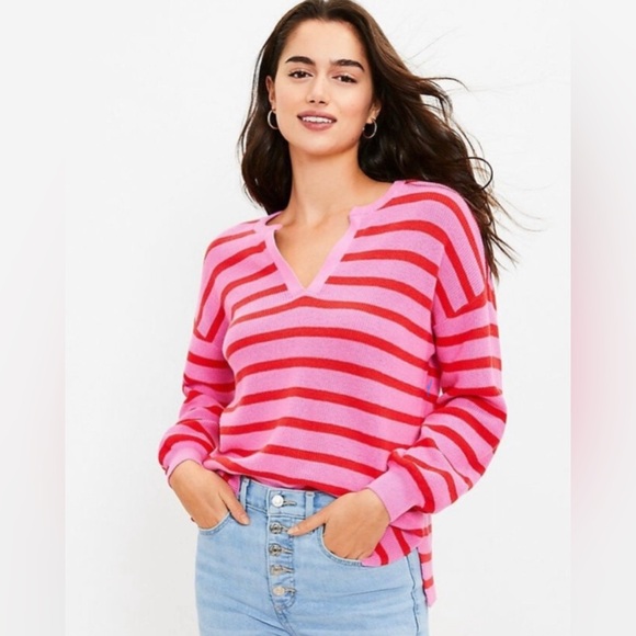 Bright & Fun Loft Sweater NWT - Picture 1 of 4